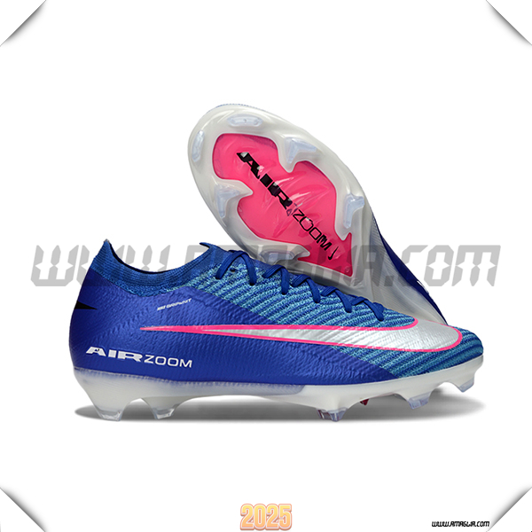 Nike Scarpe Da Calcio AIR Zoom Mercurial Vapor 16 Elite XXV FG Blu/Grigio/Rosa