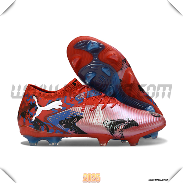 PUMA Scarpe Da Calcio FUTURE 8 ULTIMATE FG/AG Rosso/Nero/Blu