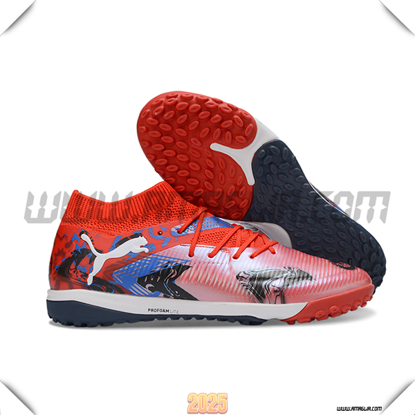 PUMA Scarpe Da Calcio FUTURE 8 ULTIMATE TF Rosso/Nero/Blu