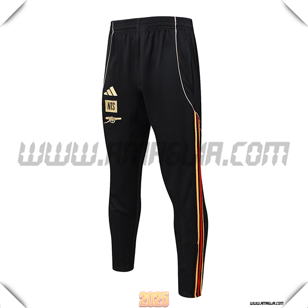 Pantaloni Da Allenamento Arsenal Nero/Rosso/Giallo 2025 2026