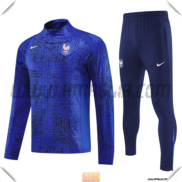 Tuta Calcio Francia Blu/Nero 2025 2026