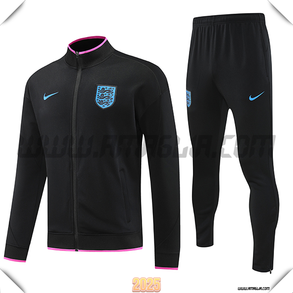 Tuta Giacca Calcio Inghilterra Nero/viola 2025 2026