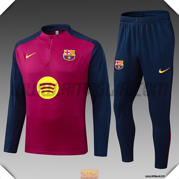 Tuta Calcio FC Barcellona Bambino viola/Blu/Giallo 2025 2026