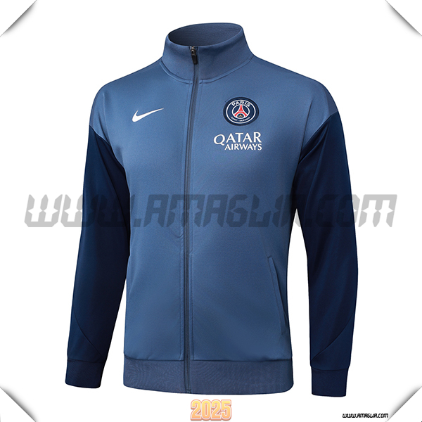Giacca Calcio PSG Grigio 2025 2026