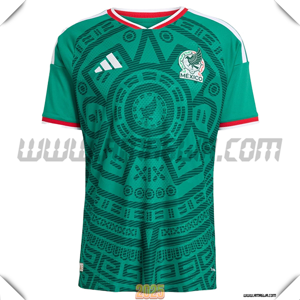 Nuovo Maglia Squadra Mexique Prima Verde Coppa del Mondo 2026