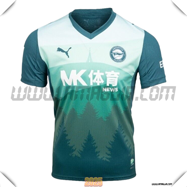 Nuovo Maglia da Alaves Terzo Verde 2025 2026