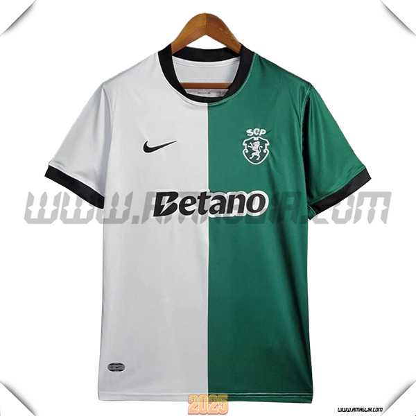 Maglia Calcio Sporting Edizione Speciale Bianco/Verde 2025 2026