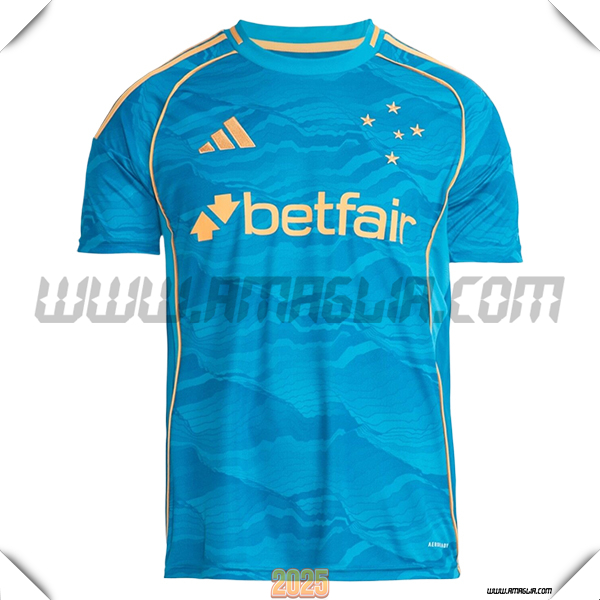 Nuovo Maglia da Cruzeiro Terzo Blu 2025 2026