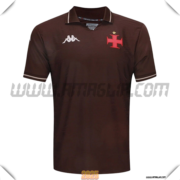 Nuovo Maglia da CR Vasco Da Gama Terzo Nero 2025 2026