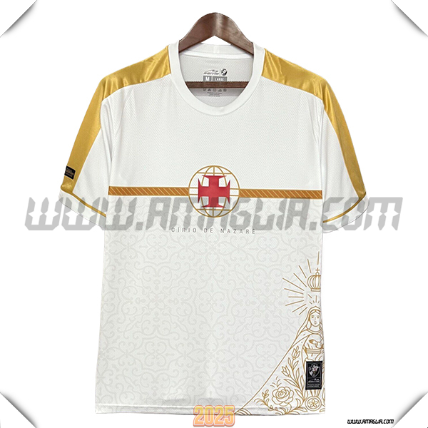 Maglia Calcio CR Vasco Da Gama Edizione Speciale Bianco 2025 2026