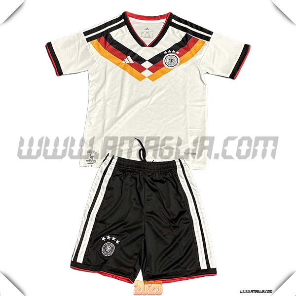 Kit Maglia da Allemagne Bambino Prima Bianco 2026/2027