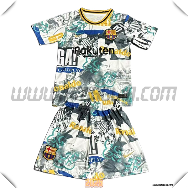 Kit Maglia da FC Barcelone Bambino Edizione Speciale Verde 2025 2026