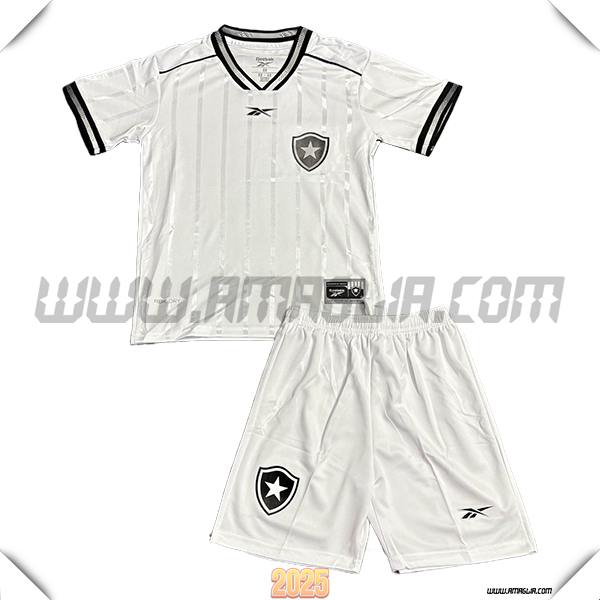 Kit Maglia da Botafogo Bambino Terzo Bianco 2025 2026