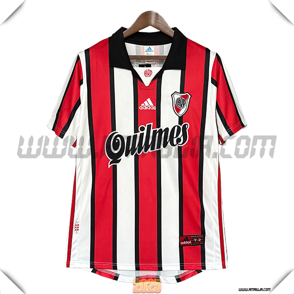 Seconda Maglia da River Plate Retro 1999/2000 Rosso/Bianco