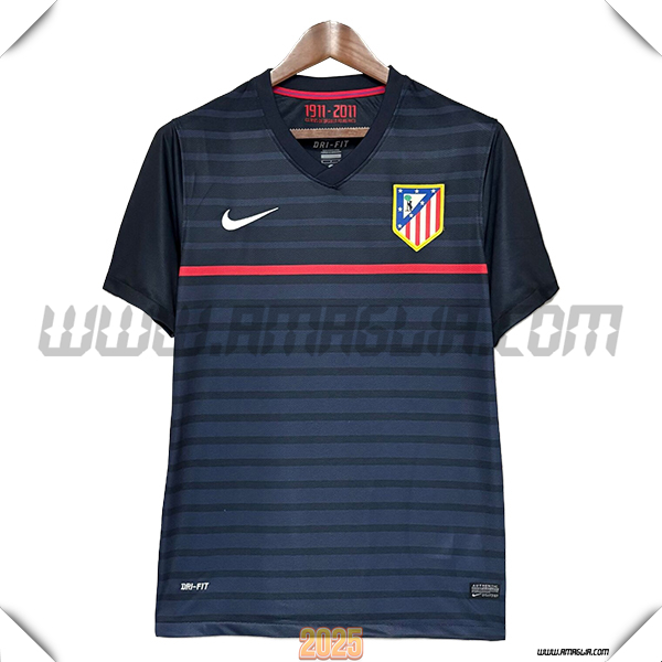 Seconda Maglia da Atletico Madrid Retro 2011/2012 Blu marino