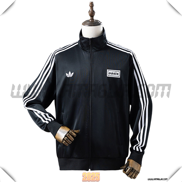 Giacca A Vento Flamengo Nero/Bianco 2025 2026