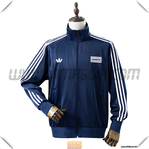 Giacca A Vento Flamengo Blu/Bianco 2025 2026