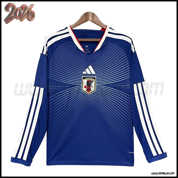 Prima Maglia Squadra Japon Maniche Lunghe 2026/2027 Blu