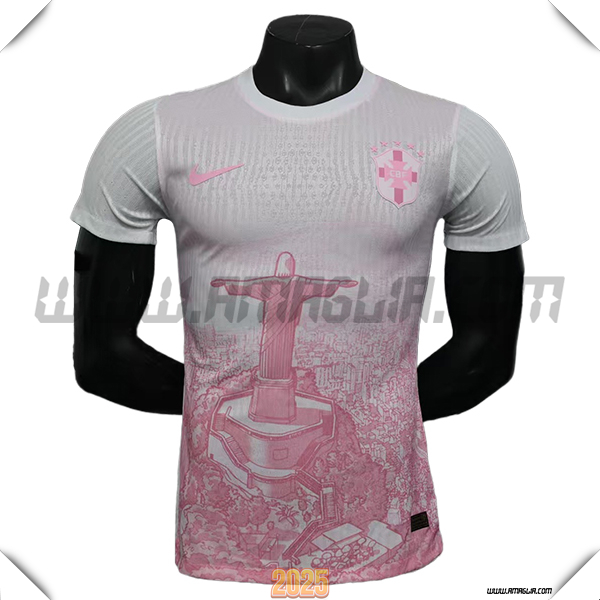 Maglia Squadra Brasile Edizione Speciale Bianco/Rosa 2026/2027