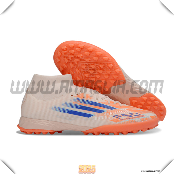 Adidas Scarpe Da Calcio F50 Sparkfusion League TF Arancia/Blu -02