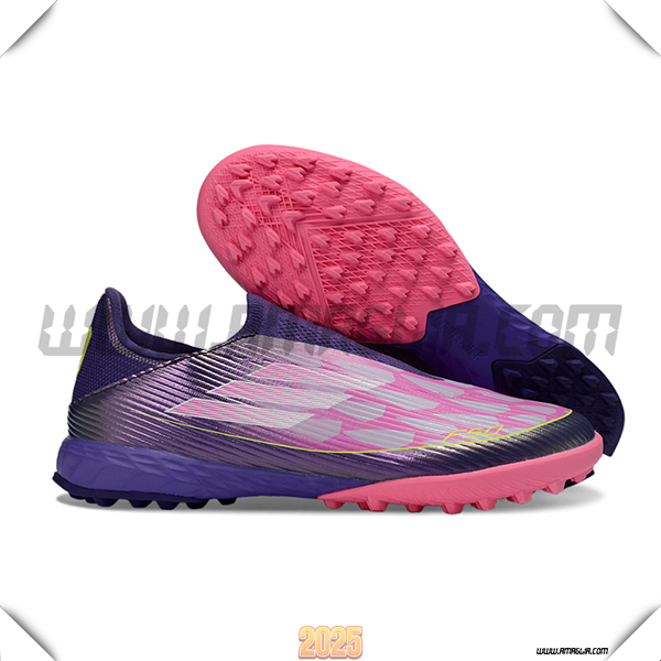 Adidas Scarpe Da Calcio F50 Pro Laceless TF viola/Rosa