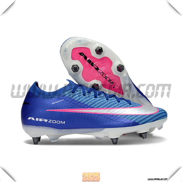 Nike Scarpe Da Calcio AIR ZOOM MERCURIAL VAPOR XVI ELITE SG-PRO Blu/Grigio/Rosa
