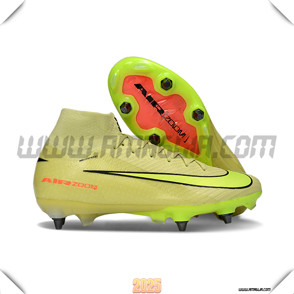 Nike Scarpe Da Calcio Air Zoom Mercurial Superfly IIX Elite SG Giallo/Nero