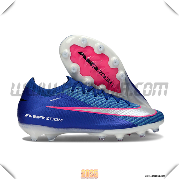 Nike Scarpe Da Calcio AIR Zoom Mercurial Vapor 16 Elite XXV AG Blu/Grigio/Rosa