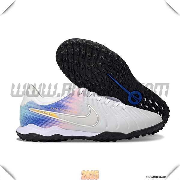 Nike Scarpe Da Calcio Tiempo Legend X PRO TF Grigio/Blu/Rosa