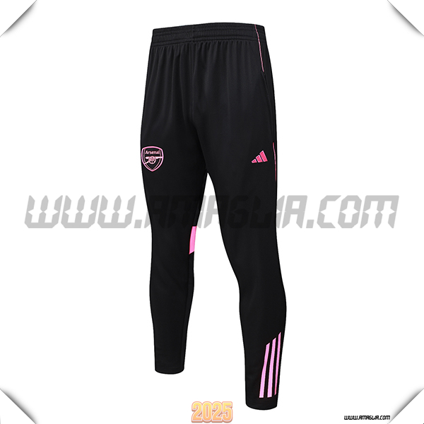 Pantaloni Da Allenamento Arsenal Nero/Rosa 2025 2026