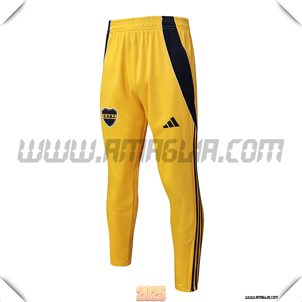 Pantaloni Da Allenamento Boca Juniors Giallo/Nero 2025 2026