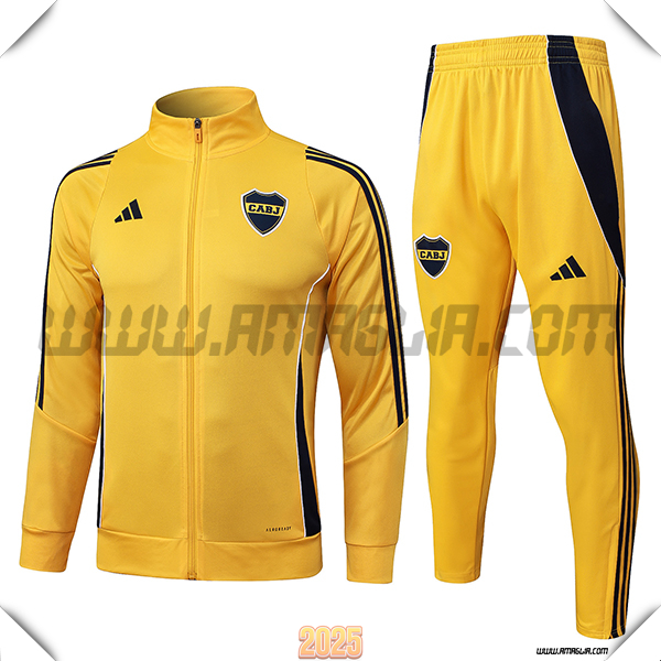 Tuta Calcio Giacca Boca Juniors Giallo/Nero 2025 2026