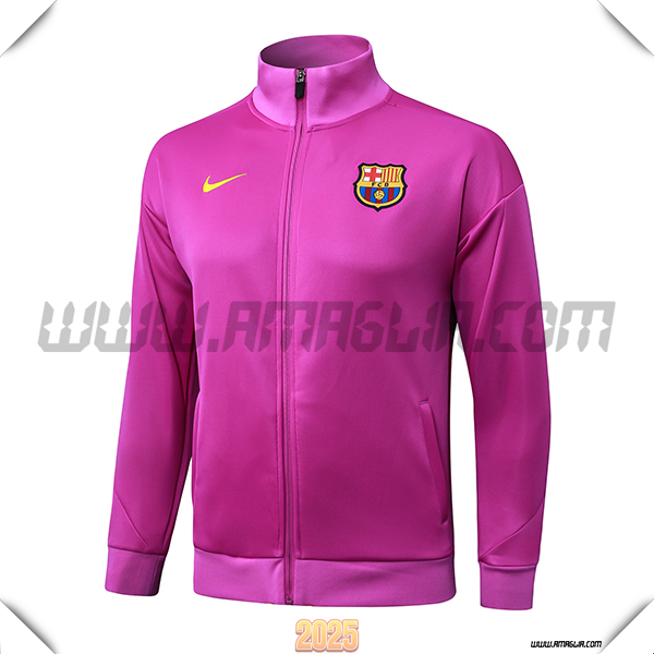 Giacca Calcio FC Barcellona viola 2025 2026
