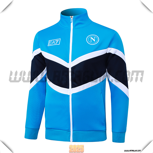 Giacca Calcio SSC Napoli Blu/Bianco 2025 2026
