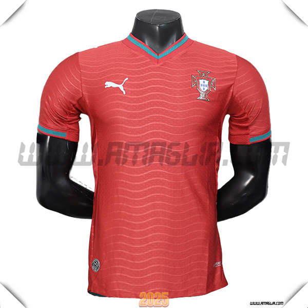 Prima Maglia Squadra Portogallo Coppa del Mondo 2026 Rosso