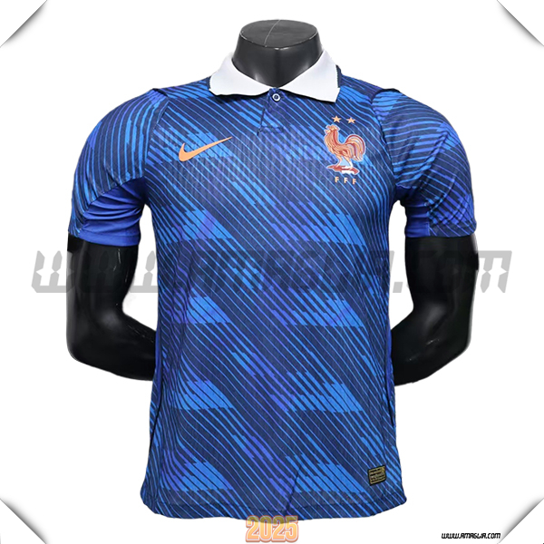 Prima Maglia Squadra Francia Coppa del Mondo 2026 Blu