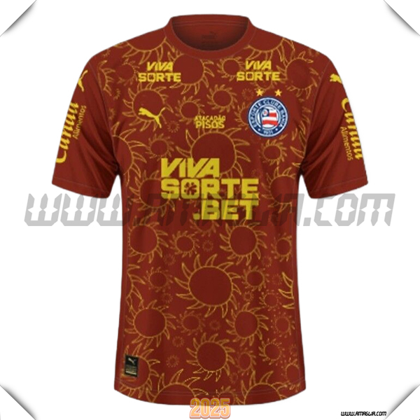 Nuovo Maglia da EC Bahia Terzo Rosso 2025 2026