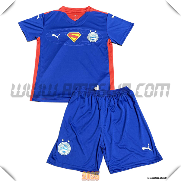 Kit Maglia da EC Bahia Bambino Edizione Speciale Blu 2025 2026
