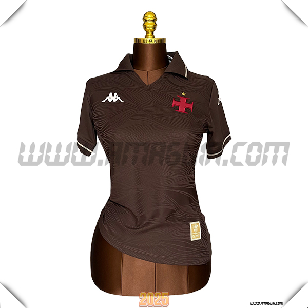 Terzo Maglia Calcio CR Vasco Da Gama Donne 2025 2026 Rosso