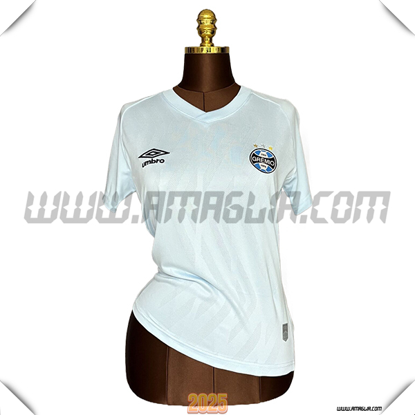 Seconda Maglia Calcio Gremio Donne 2025 2026 Bianco