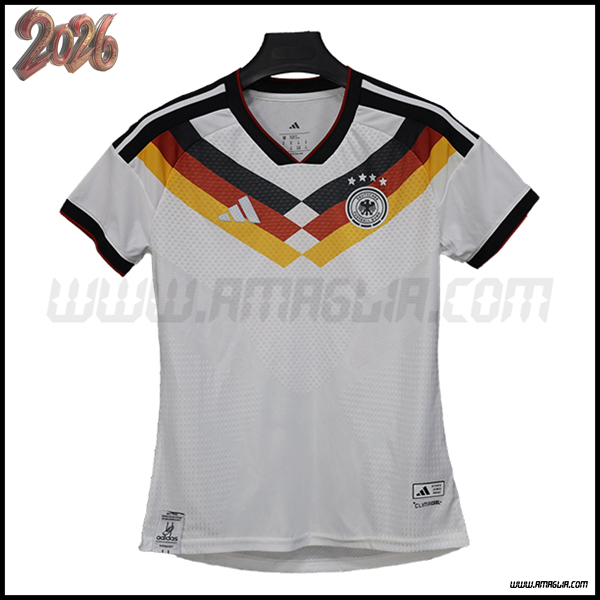 Prima Maglia Calcio Germania Donne 2026/2027 Bianco