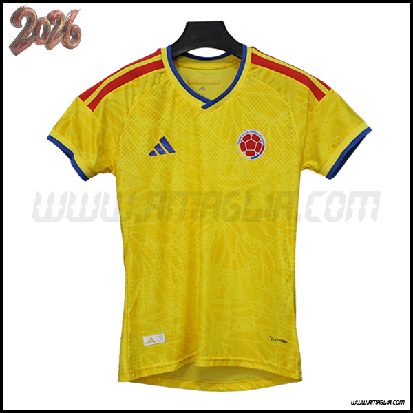 Prima Maglia Calcio Colombia Donne 2026/2027 GIALLO