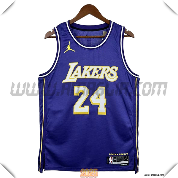 Maglia Los Angeles Lakers (BRYANT #24) 2025/26 viola