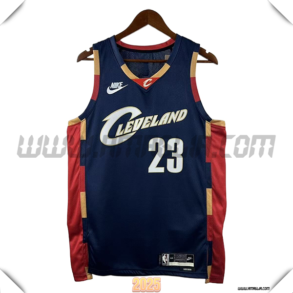 Maglia Cleveland Cavaliers (JAMES #23) 2025/26 Blu/Rosso