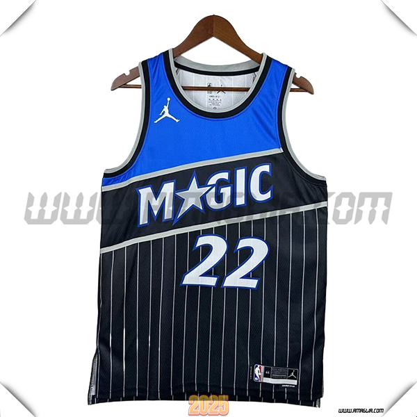 Maglia Orlando Magic (WAGNER #22) 2025/26 Nero/Blu