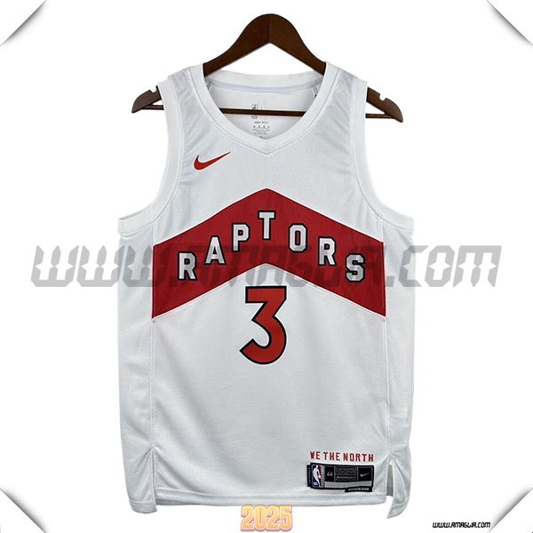Maglia Toronto Raptors (INGRAM #3) 2025/26 Bianco/Rosso