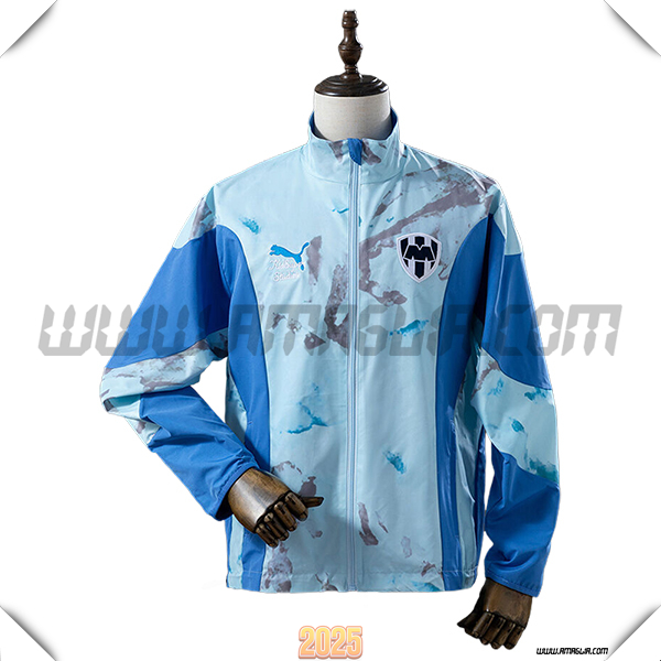 Giacca A Vento CF Monterrey Blu/Grigio 2025 2026