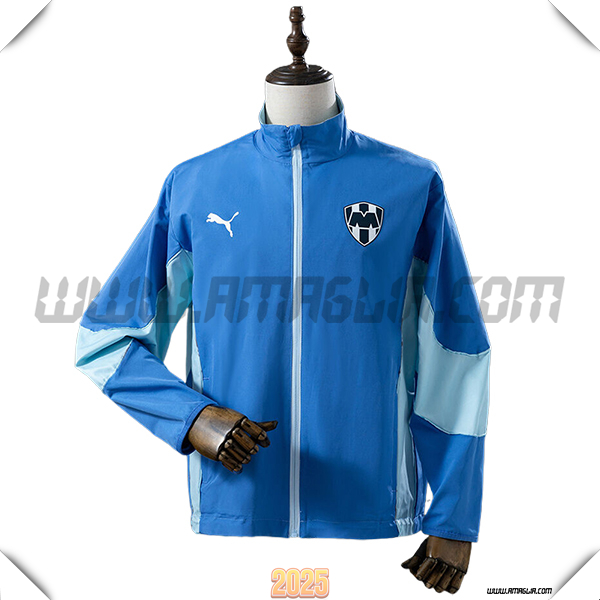 Giacca A Vento CF Monterrey Blu 2025 2026