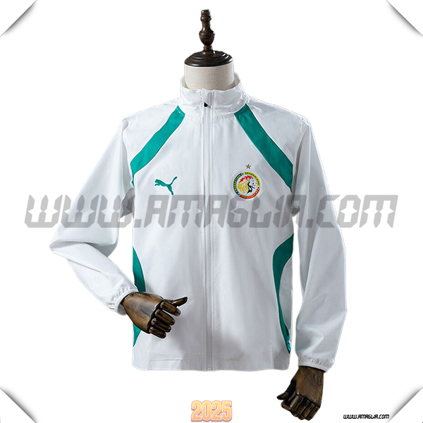 Giacca A Vento Senegal Bianco/Verde 2025 2026