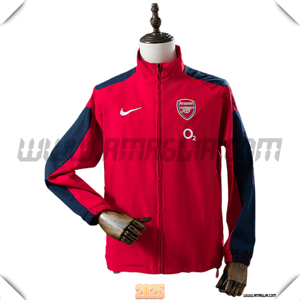 Giacca A Vento Arsenal Rosso/Blu 2025 2026